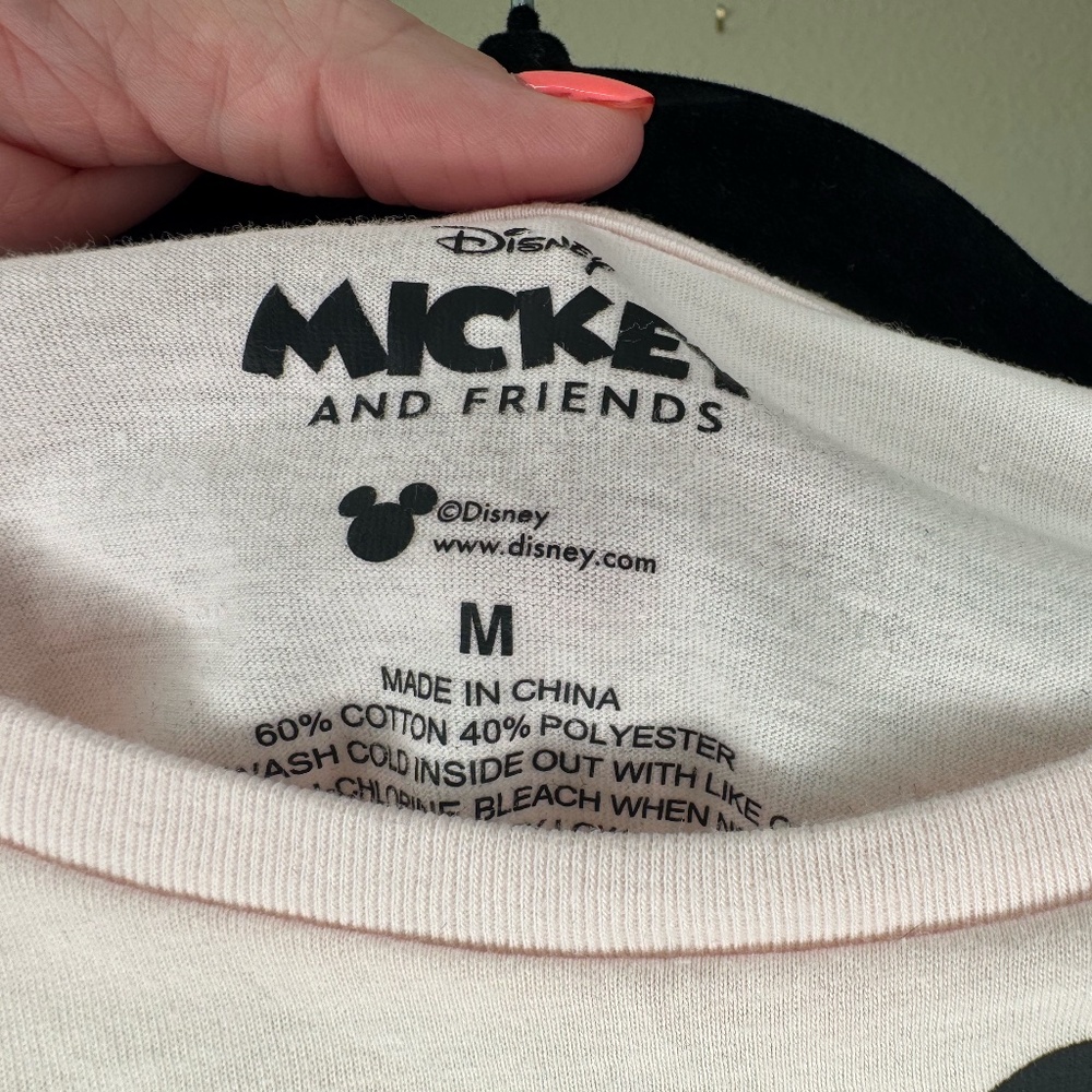 Mickey & Friends Pink T-Shirt, Girls, Size M - Picture 3 of 3